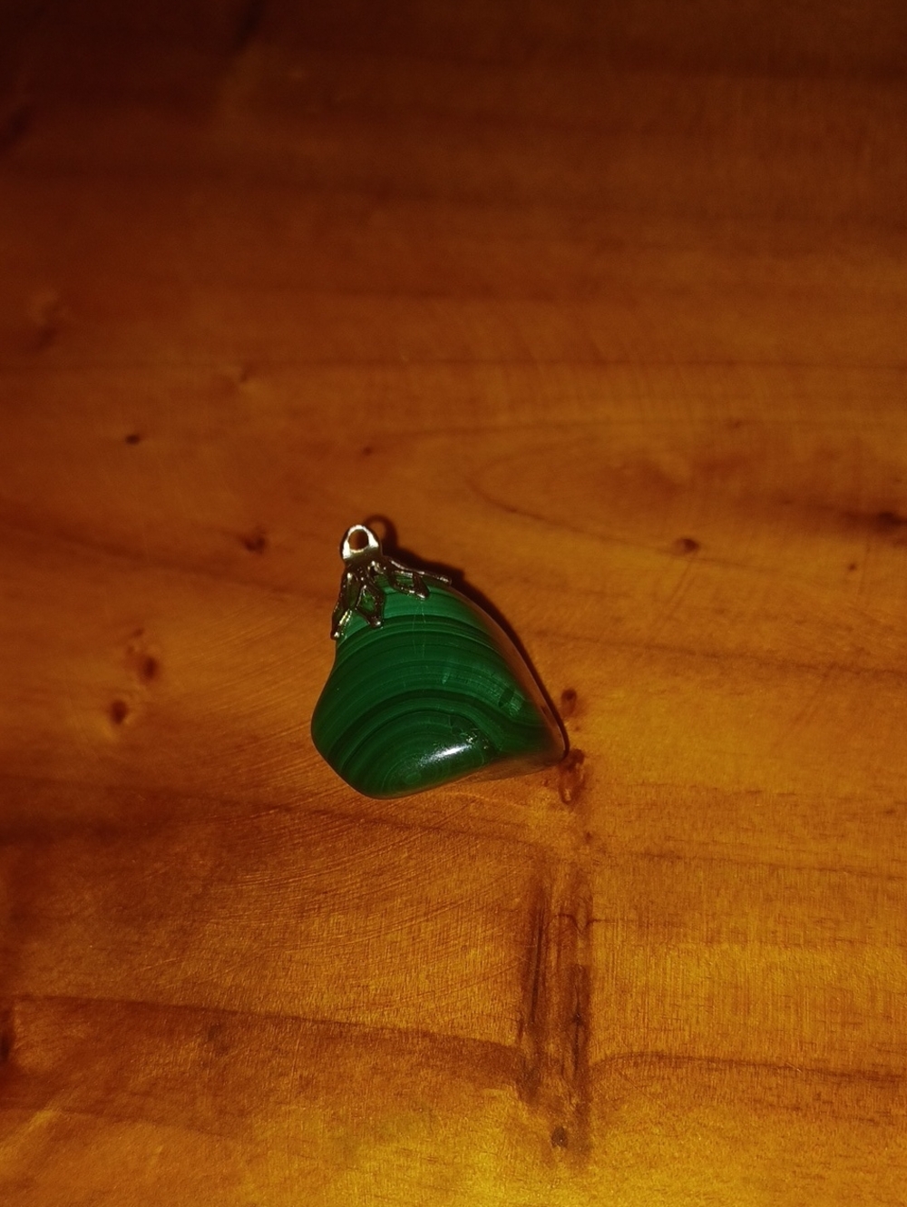 Green Malachite Pendant Charm